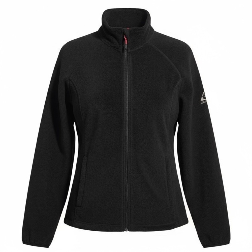 Gerry Fleece Jacket Womens XL Black Full Zip‎ Outdoors Hiking Camping